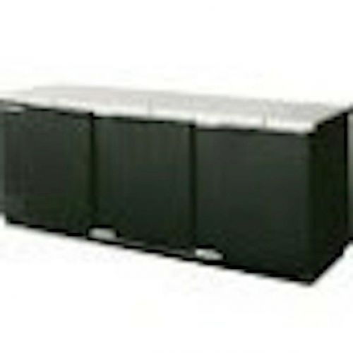 NEW 72&#034; 3 SOLID DOOR BAR BACK COOLER!! BRAND NEW!! MORE SIZES AVAILABLE!!