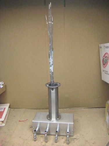 stainless steel 4-tap draft beer tower, Micromatic Micro-matic