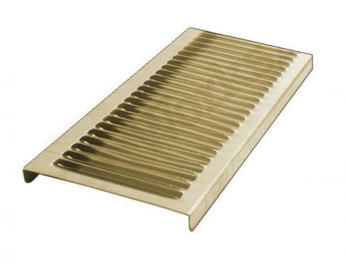 8 1/8&#034; replacement splash grid - brass finish - drip - draft beer bar spill tray for sale