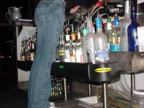 Speed guard bar speed rail &amp; rack cushion bartender pad restaurant nightclub pro for sale
