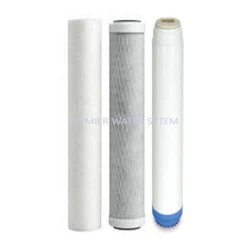 3 REVERSE OSMOSIS  WATER FILTER SEDIMENT CARBON 2.5X20&#034;