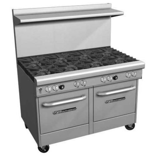 Southbend 4484dc-3tr ultimate restaurant range gas 48&#034; 1 star/saute in front &amp; 1 for sale