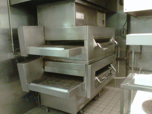 Blodgett model 3270 double stack gas conveyor ovens tested working $good price$ for sale
