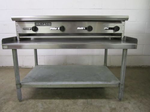 48&#034; american range natural gas 4 burner range hot plate contertop with stand for sale