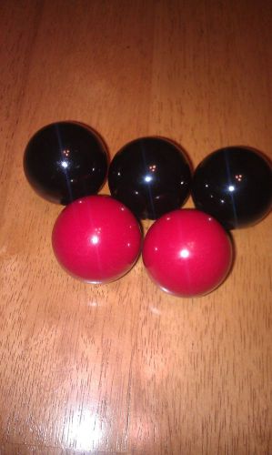 Henny Penny Knob&#039;s For Pressure Fryers  Set of 5, 2 Red, 3 Black