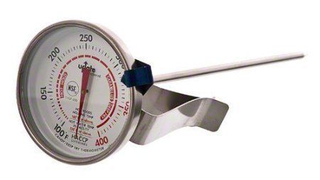 Update THCF-20D Candy/Deep Fry Thermometer 2&#034; Dial,  Clip, 100°-400°F NSF Listed