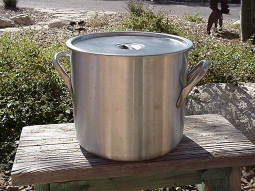 VOLRATH Stainless Steel 20 Quart STOCK POT with Lid/NO RES