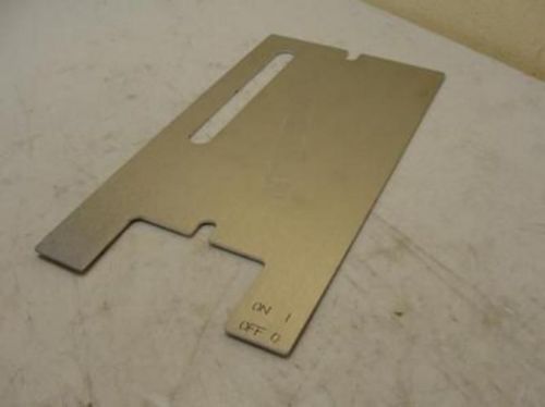 26547 New-No Box, Bettcher 173233 Plate Cover 7-13/16&#034; x 4-1/8&#034;