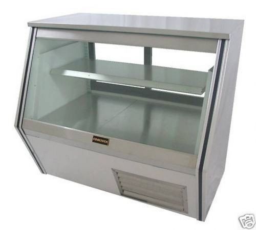 Cooltech s/s refrigerated counter deli display case 72&#034; for sale