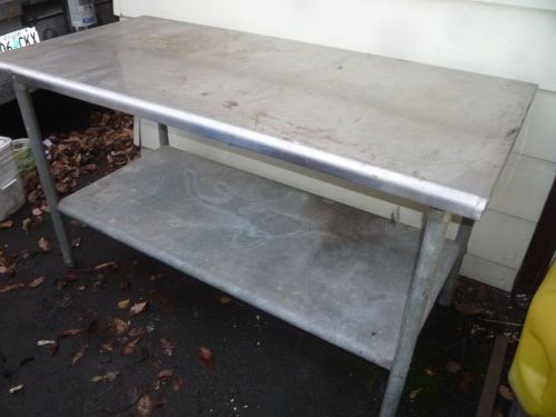 Stainless Steel 5ft Table with Under shelf