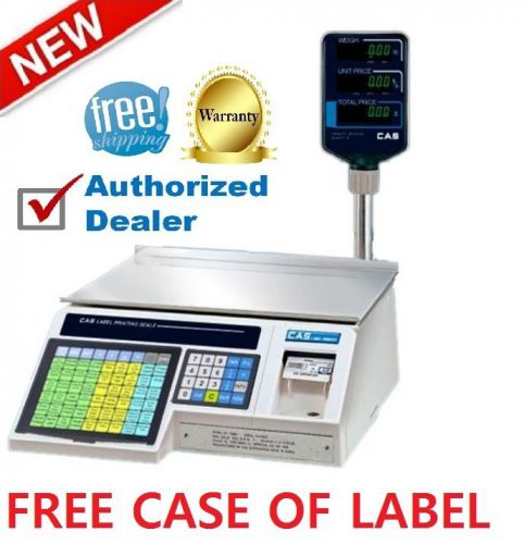 Cas lp-1000n ntep brand new label printing scale lp1000n for sale