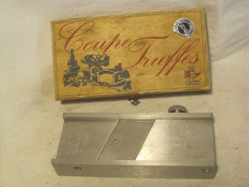 Bron Coucke TRUFFLE SLICER stainless cook inox #1010CTcutter France w/ box