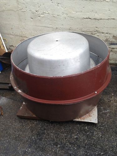 Large exhaust fan 1/2 h.p.  19&#034; blower wheel 39&#034; square base 120 volts for sale