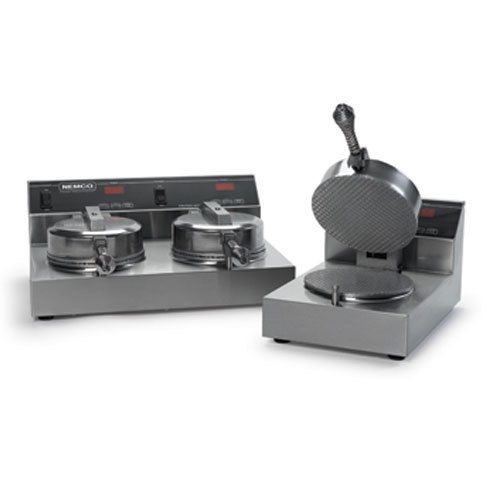Nemco 7030-2 waffle cone baker, dual 7&#034; aluminum grids, digital control board, 6 for sale