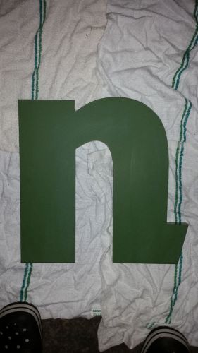 Exterior Sign Letter &#034;N&#034;