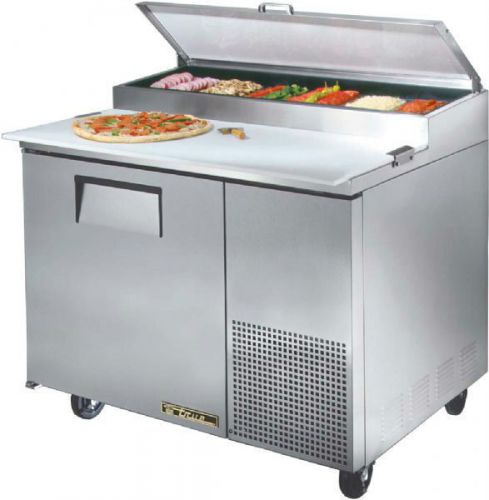 True pizza prep table, tpp-44, commercial, kitchen, new, cold, refrigerated for sale