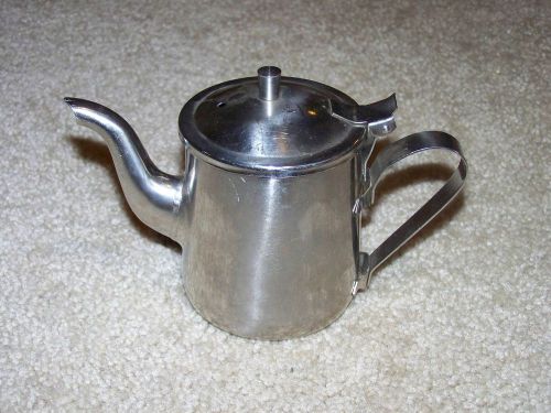 JR Korea 18-8 Stainless 7300 Gooseneck Teapot. 10 Oz.!!