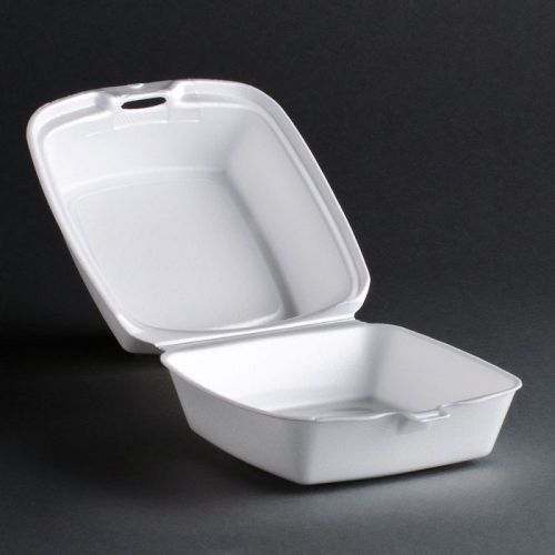 6&#034;x6&#034; Foam Hinged Lid Sandwich Container/Foam Hinged Lid Take-off Food Container