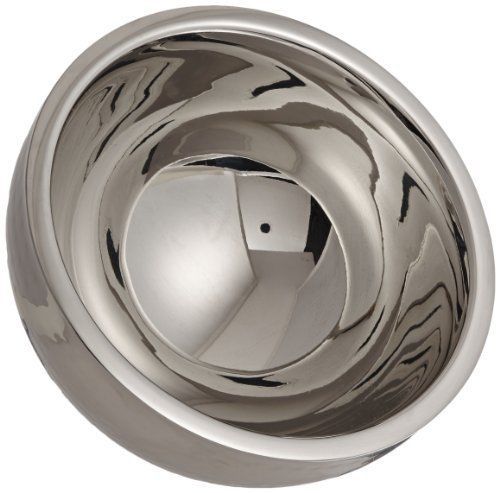 NEW Carlisle 609201 Stainless Steel Dual Angle Bowl with Hammered Finish  1.70 q