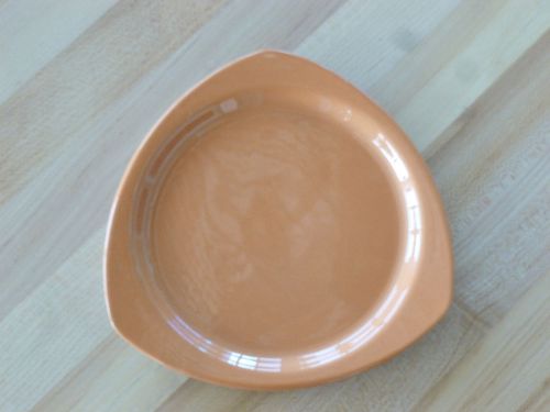 Steelite carnival 8&#034; (20.25cm) triangle plate - amber  (15230341)  - (dozen) for sale