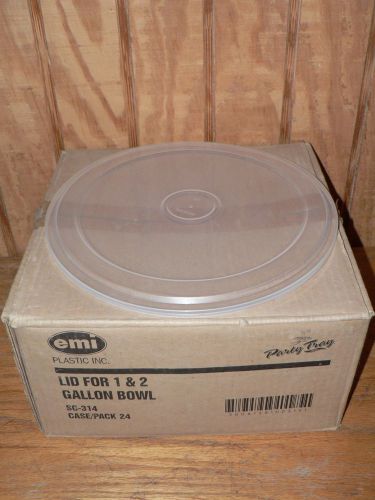 EMI SC-314 Clear 1 or 2 Gallon Lid-17 pcs