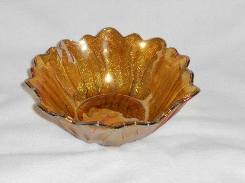 Marigold orange carnival bowl for sale