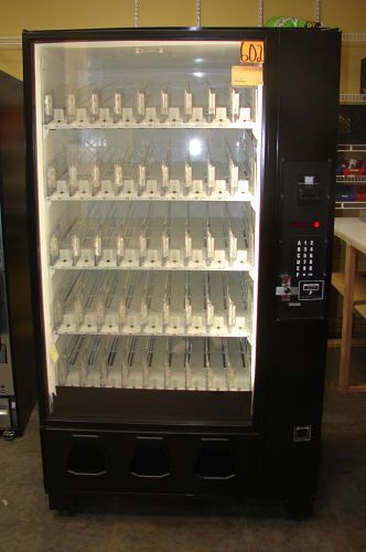 Dixie narco 5591 glass front drink machine / dn 5591 soda machine (602) for sale
