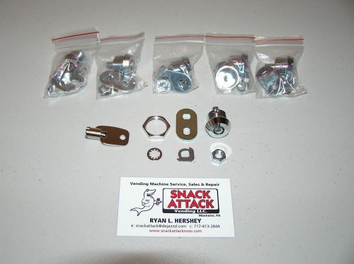 VENDSTAR 3000 #190 (5) BACK DOOR LOCKS &amp; (1) KEY (OEM) NEW / Free 2-5 Day Ship!