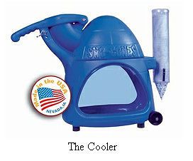 New commercial snow cone machine, ice shaver the cooler for sale