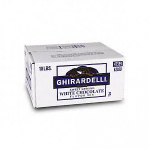 Ghirardelli Sweet Ground White Chocolate Flavor Mix 10 lbs