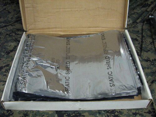 recloseable static bag anti 12&#034; x 16&#034; zip top M/type III lot 100 box wholesale