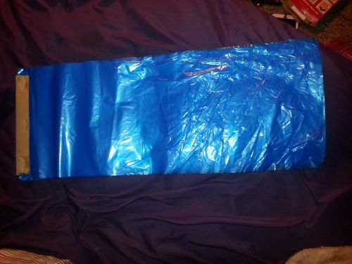 1000 count 8.5&#034; x 21&#034; blue(tint may vary)  poly newspaper bags