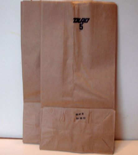 25  #5  Brown Paper Bags For Old Bag Racks