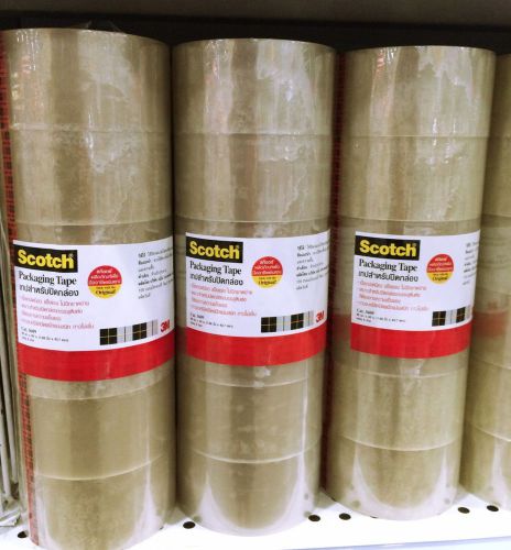 36 rolls carton sealing clear packing, shipping, box tape 3m 1.88&#034;x43.7 yards for sale