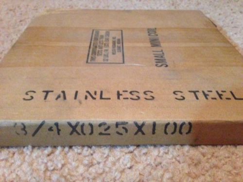 3/4&#034; X .025 STAINLESS STEEL Strap Box of 100&#039;  BANDIT C40699 - ~  NEW IN BOX