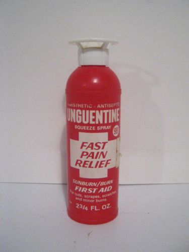 VINTAGE - ADVERTISING - FIRE EXTINGUISHER - UNGUENTINE SUNBURN  FIRST AID