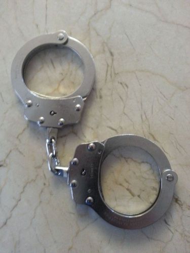 Peerless Model 700 nickel chain handcuffs