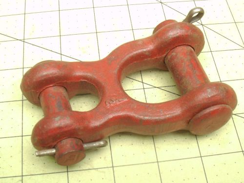 Crosby 1/2-5/8 double clevis chain link master chackle connector #57496 for sale