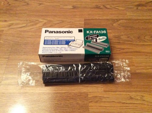 Sealed! PANASONIC Ink Film KX-FA136 Fax Replacement Cartridge -1 NEW ROLL