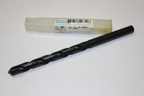 New greenfield 29/64&#034; 120 taper length twist drill bit black oxide 49729 usa for sale