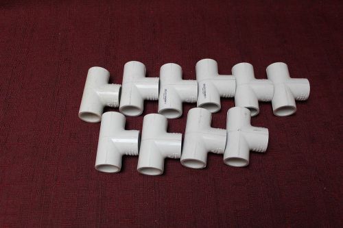 Spears 401-005 1/2&#034; PVC Sch 40 Tee 10 Pack New
