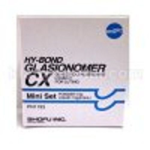 2 x shofu hy-bond glasionomer cx mini set for sale