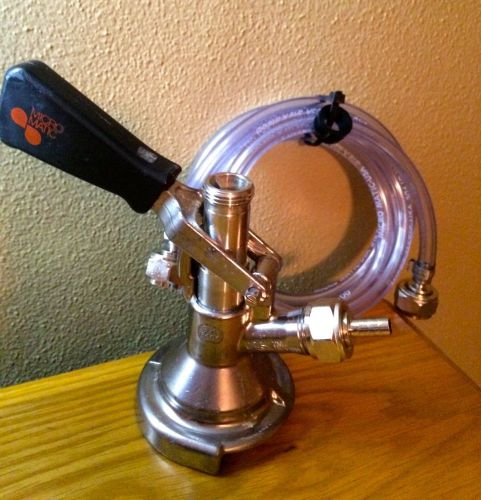 SPATEN KEG TAP (COUPLER) (A-SYSTEM) WITH 6 FEET OF BEER LINE  (MICRO-MATIC)