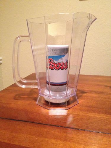 6 polar pitchers with coors logo aluminum cylinder for sale