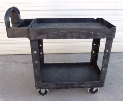 Rubbermaid, utility cart, 4546, 2 shelf w/ lipped shelf, 500 lb. capacity for sale