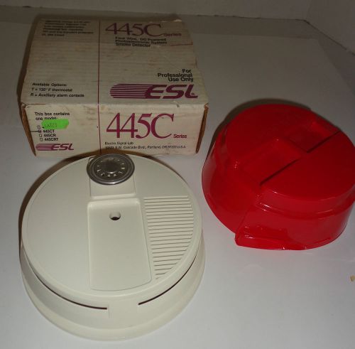 ESL 445C Series Smoke Detector Electro Signal Lab 445CT four wire DC powered