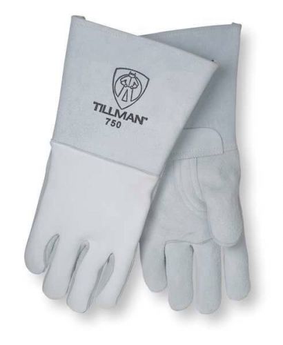 Tillman 750 Small Stick Welding Gloves Pearl Elkskin 14&#034; Length 1Pair