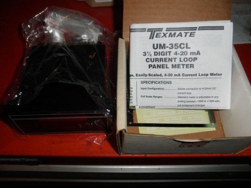 Texmate um-35cl 3.5 digit 4-20ma panel meter for sale