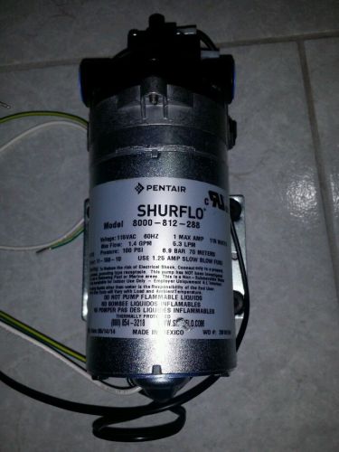 Shurflo bypass pump 100 psi  #8000812288 thermax parts for sale