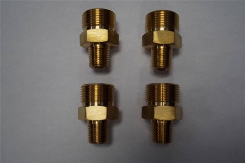 Brass m22 screw type x 1/4 mnpt pressure washer fittings 85.300.132 for sale